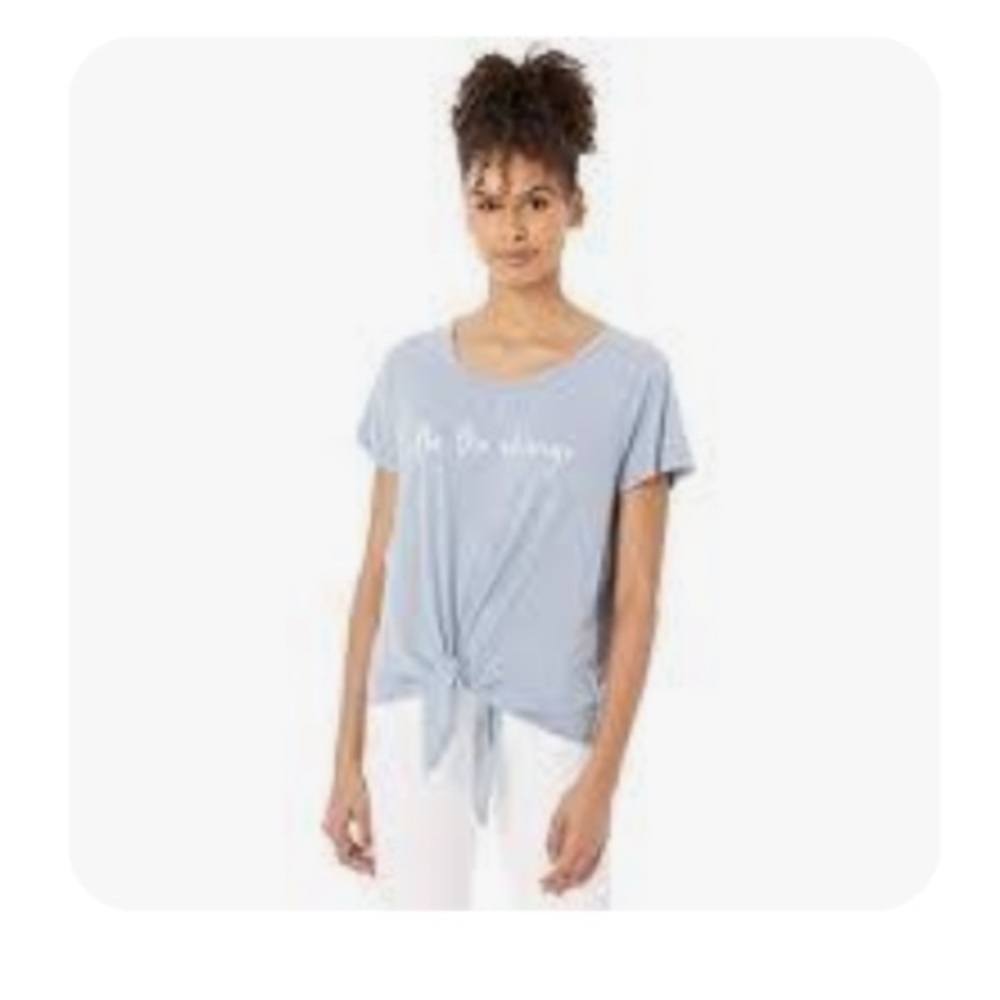 Be the Change Blue Top
